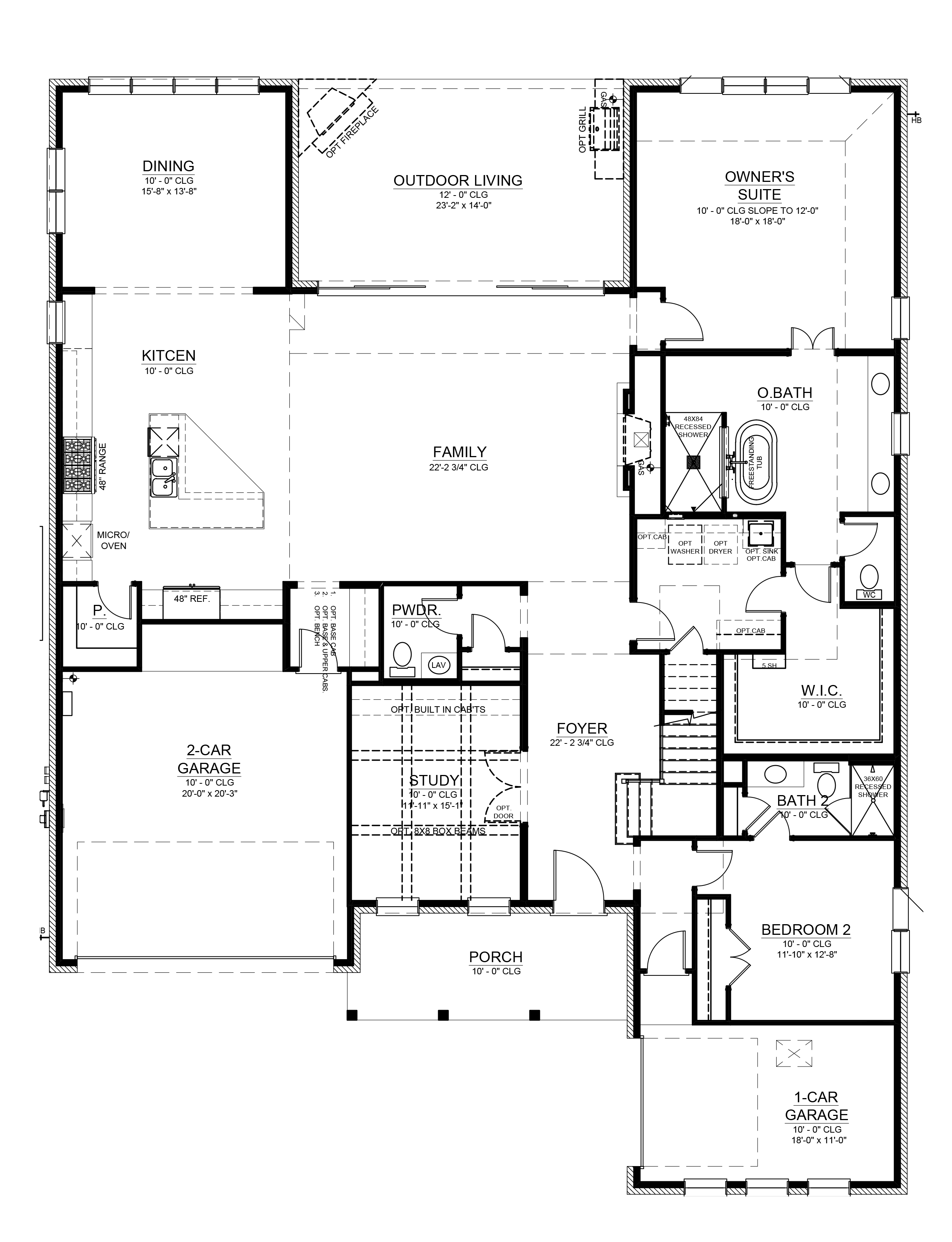 3410 Pebble Beach Drive main floor plan