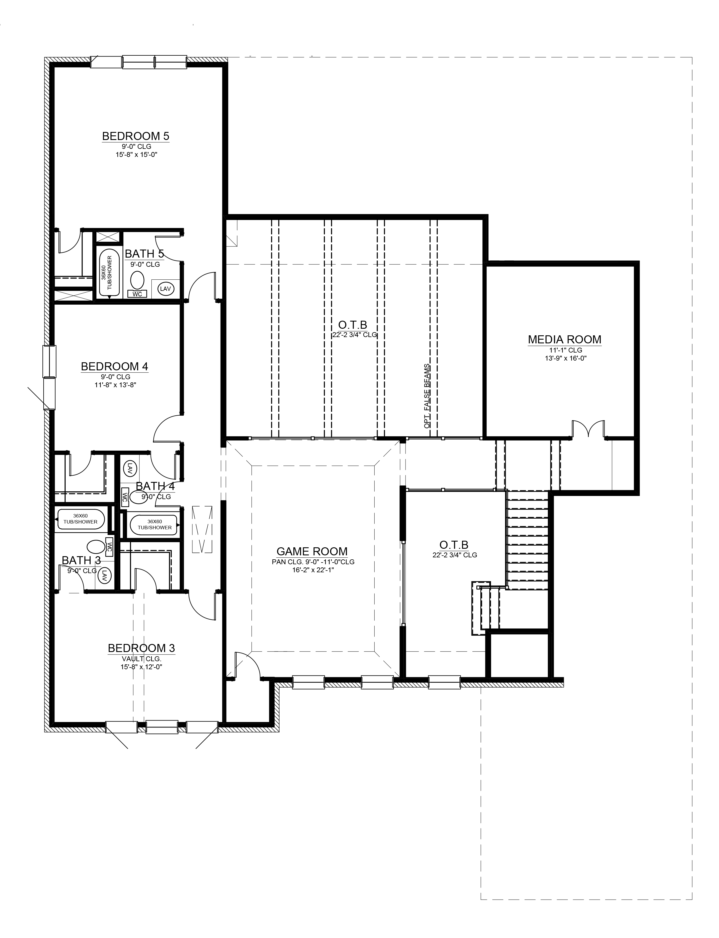 3410 Pebble Beach Drive upper floor plan